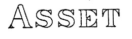 ASSET trademark