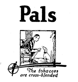 PALS THE TOBACCOS ARE CROSS-BLENDED trademark