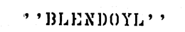 BLENDOYL trademark