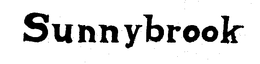 SUNNYBROOK trademark
