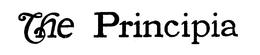 THE PRINCIPIA trademark
