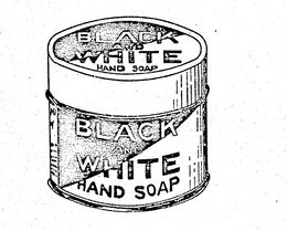 BLACK AND WHITE HAND SOAP trademark