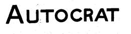 AUTOCRAT trademark