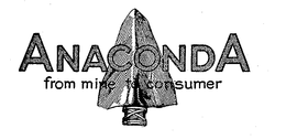 ANACONDA FROM MINE TO CONSUMER trademark