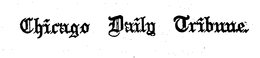 CHICAGO DAILY TRIBUNE trademark