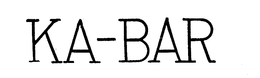 KA-BAR trademark