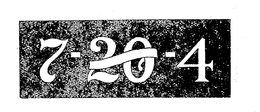 7-20-4 trademark