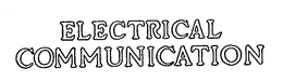 ELECTRICAL COMMUNICATION trademark