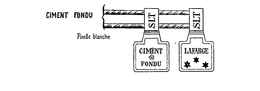 CIMENT FONDU LAFARGE SLT FICELLE BLANCHE trademark