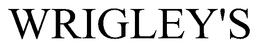 WRIGLEY'S trademark