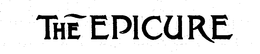 THE EPICURE trademark