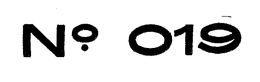 NO. 019 trademark