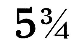53/4 trademark