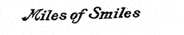 MILES OF SMILES trademark