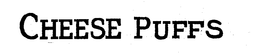 CHEESE PUFFS trademark