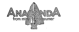 ANACONDA FROM MINE TO CONSUMER trademark
