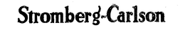 STROMBERG-CARLSON trademark