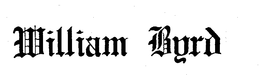WILLIAM BYRD trademark