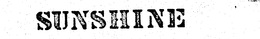 SUNSHINE trademark