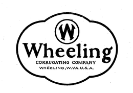 W WHEELING CORRUGATING COMPANY WHEELING, W. VA. U.S.A. trademark