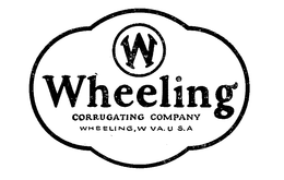 W WHEELING CORRUGATING COMPANY WHEELING, W. VA. U.S.A. trademark