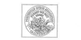 FORGET-ME-NOT BRAND PORTERVILLE CITRUS ASSOCIATION GROWN AND PACKED IN TULARE CO. CALIFORNIA trademark