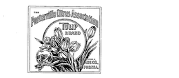 THE PORTERVILLE CITRUS ASSOCIATION TULIP BRAND GROWN AND PACKED IN TULARE CO., CALIFORNIA. trademark