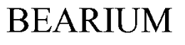 BEARIUM trademark