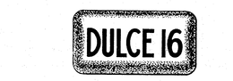 DULCE 16 trademark