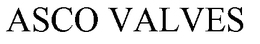 ASCO VALVES trademark