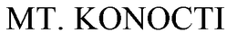 MT. KONOCTI trademark