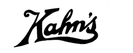 KAHN'S trademark