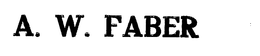 A. W. FABER trademark