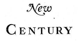 NEW CENTURY trademark