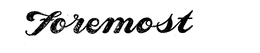 FOREMOST trademark