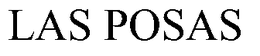 LAS POSAS trademark