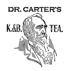 DR. CARTER'S K. & B. TEA. trademark