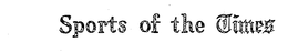 SPORTS OF THE TIMES trademark