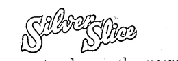 SILVER SLICE trademark