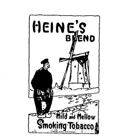 HEINE'S BLEND MILD AND MELLOW SMOKING TOBACCO trademark