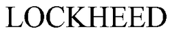 LOCKHEED trademark
