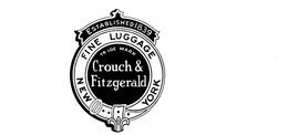 CROUCH & FITZGERALD FINE LUGGAGE NEW YORK ESTABLISHED 1839 trademark
