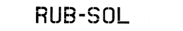 RUB-SOL trademark