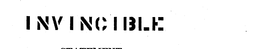 INVINCIBLE trademark