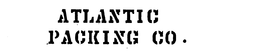 ATLANTIC PACKING CO trademark