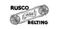 RUSCO 1830 BELTING trademark