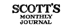 SCOTT'S MONTHLY JOURNAL trademark
