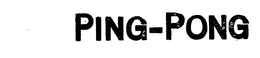 PING-PONG trademark