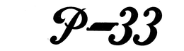 P-33 trademark