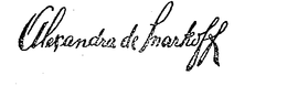 ALEXANDRA DE MARKOFF trademark